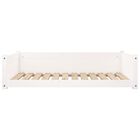 VidaXL Estructura lisa cama de madera blanca para perros, , large image number null