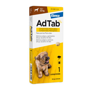 AdTab Comprimidos Antiparasitarios 56mg para perros