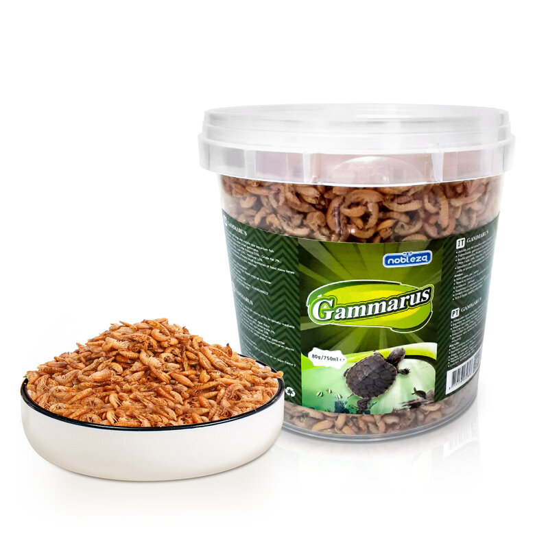 Nobleza Alimento para tortugas y tortugas de agua elaborado con langostinos de río naturales de alta calidad 80g / 750ml, , large image number null