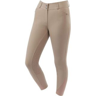 Pantalón de equitación Pro Form con bandana de gel para mujer color Beige