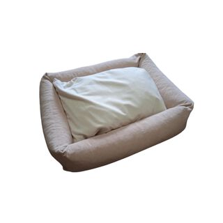 MMPET Fall Cama Rectangular Rosa para perros