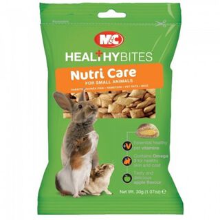 Snack Nutri Care para animales pequeños sabor Natural