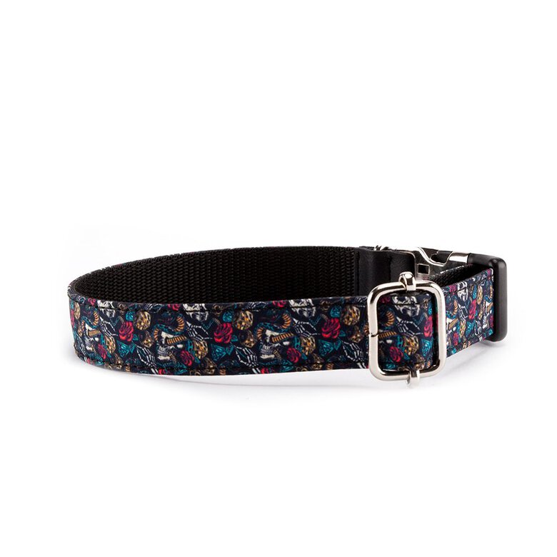 Pamppy funny evan skulls collar de algodón y poliéster multicolor para perros, , large image number null