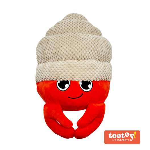 Tootoy! Comfort Hermit Crab Cuddler peluche con sonido para perros, , large image number null