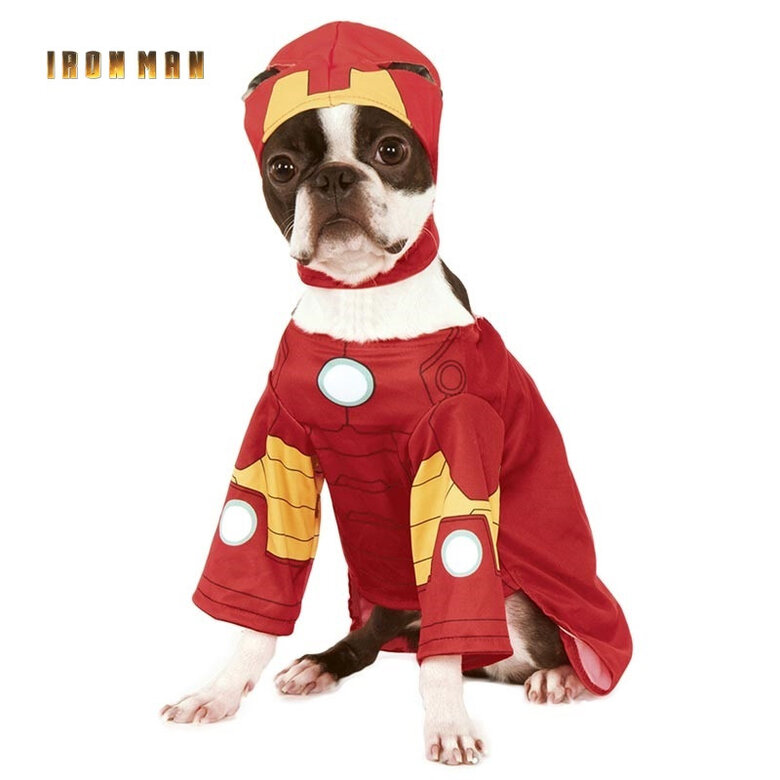 Rubie's Disfraz Iron Man con gorro para perros, , large image number null