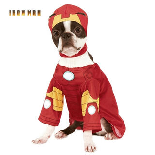 Rubie's Disfraz Iron Man con gorro para perros