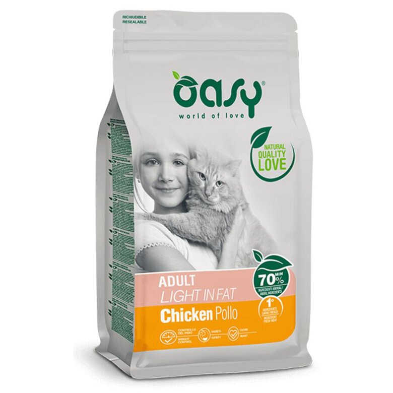 OASY GATO ADULT LIGHT POLLO 1.5 KG, , large image number null