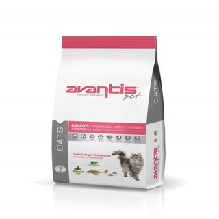 AVANTIS cat pienso de pollo y arroz para gatos adultos