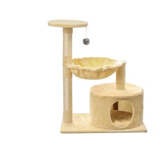 DZL Árbol Madera Sisal Felpa Para Gatos 