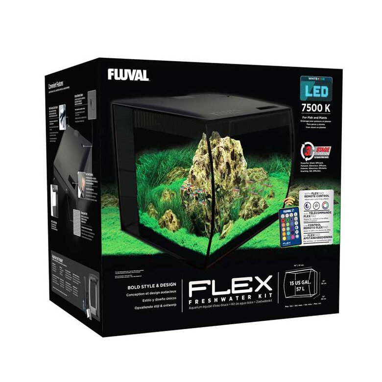 Acuario Led FLUVAL Flex (Negro - Cantidad: 54L), , large image number null