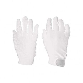 Guantes de equitación para adultos color Blanco