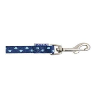 Ancol correa de nylon azul marino para perros