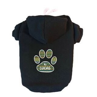 Sudadera Huella para perros color Negro