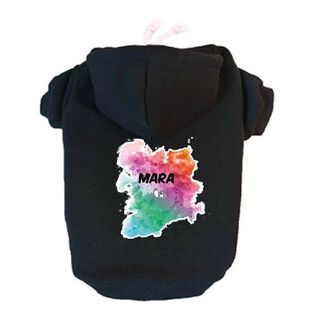 Sudadera Mancha de Colores para perros color Negra