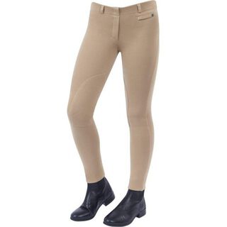 Pantalón de equitación Supa-fit para mujer color Beige