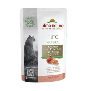 Almo Nature HFC Salmón con Calabaza Sobre para gatos 