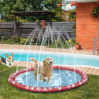 PawHut Splash Pad Mascotas Rojo y Azul, , large image number null