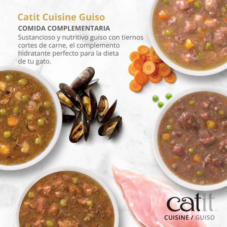 Guiso para gatos Catit Cuisine, Pollo y Atún -95g, , large image number null