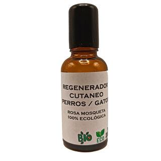 Golden 22k regenerador cutáneo aceite de rosa mosqueta para perros y gatos