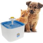 Bebedero para perros y gatos 2.5L azul. Fuente eléctrica con dispensador de agua filtrada para mascotas, , large image number null