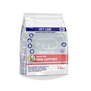 Cunipic Vet Line Skin Support Heno de Pradera Salvaje para cobayas