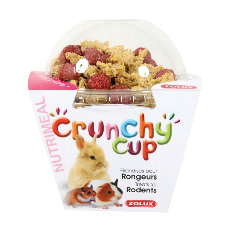 Zolux Crunchy Cups Nuggets Zanahoria y Remolacha snack para roedores, , large image number null