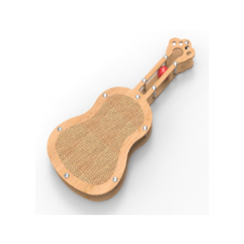 TK-Pet Guitarra Rascador de Madera para gatos, , large image number null