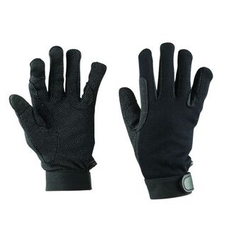 Guantes de equitación de invierno para adultos color Negro