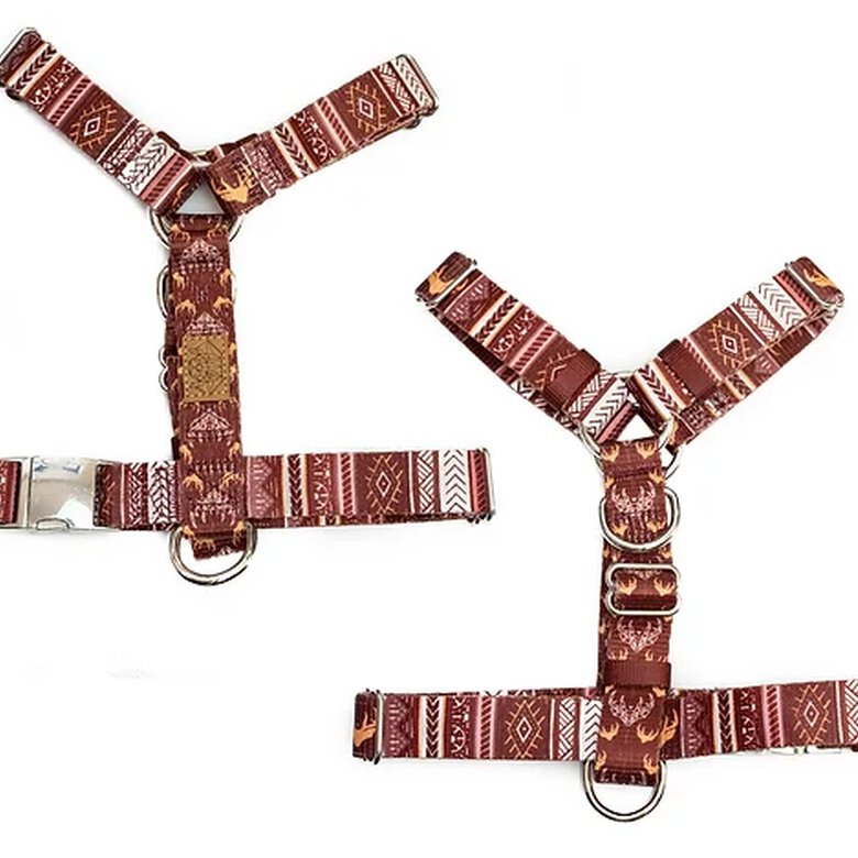 Pets & Props Arnés Strap BURGUNDY OH MY DEER para perros, , large image number null