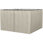 Outsunny Paredes Para Cenador Beige , , large image number null