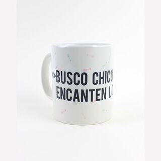 Taza Busco chico al que le encanten los perros color Blanco