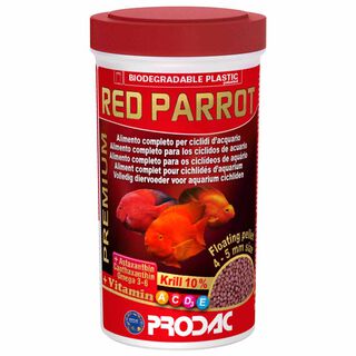 Prodac Red Parrot Alimento completo para peces ciclídos