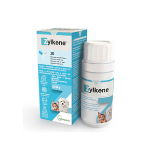 Vetoquinol Zylkene suplemento natural calmante en cápsulas para perros y gatos