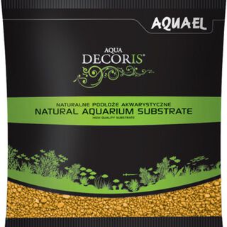 Aquael Aqua Decoris Sustrato Natural Cuarzo amarillo para acuarios