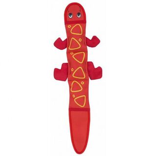 Lagartija de juguete para perros color Rojo
