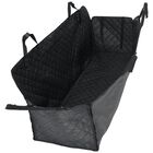 vidaXL Funda para asiento de coche para perros negro 137x46x50 cm, , large image number null