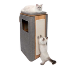 Catit Rascador Cubo Tower color Gris, , large image number null