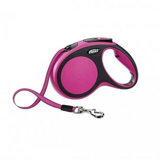 Correa Flexi Comfort Tape para perros color Rosa