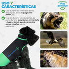 DOG ARMOUR PRO CHALECO DE PROTECCIÓN ANTI MORDIDA PARA PERROS VERDE - IMPERMEABLE - REFLECTANTE, , large image number null