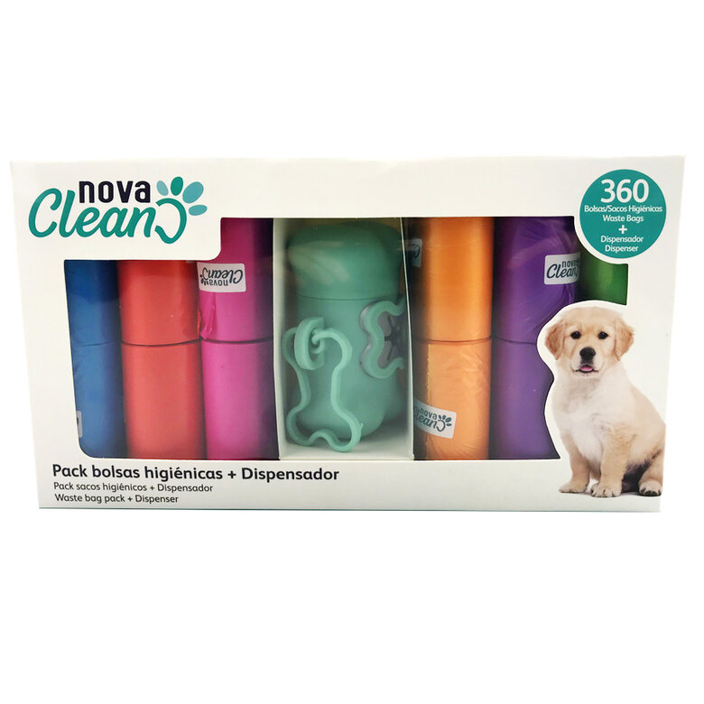 Vitakraft bolsas higiénicas para heces de perro + portabolsas