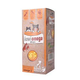 Kowi Nature Suplemento OMEGA DROPS para perros y gatos