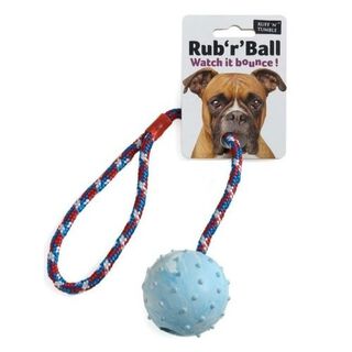 Juguete de pelota con cuerda para perros color Variado