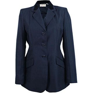 Chaqueta de competición hípica modelo Haseley para mujer color Azul marino/Plata