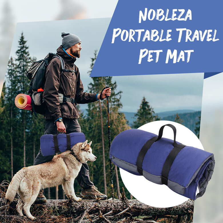 Nobleza Cama para Perros Impermeable, Manta Grande Lavable para Perros,  Colchoneta para Perros para Viajes, Camping, Exterior, 110x68cm, , large image number null