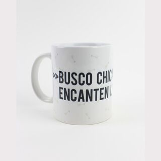 Taza Busco chica a la que le encanten los perros color Blanco