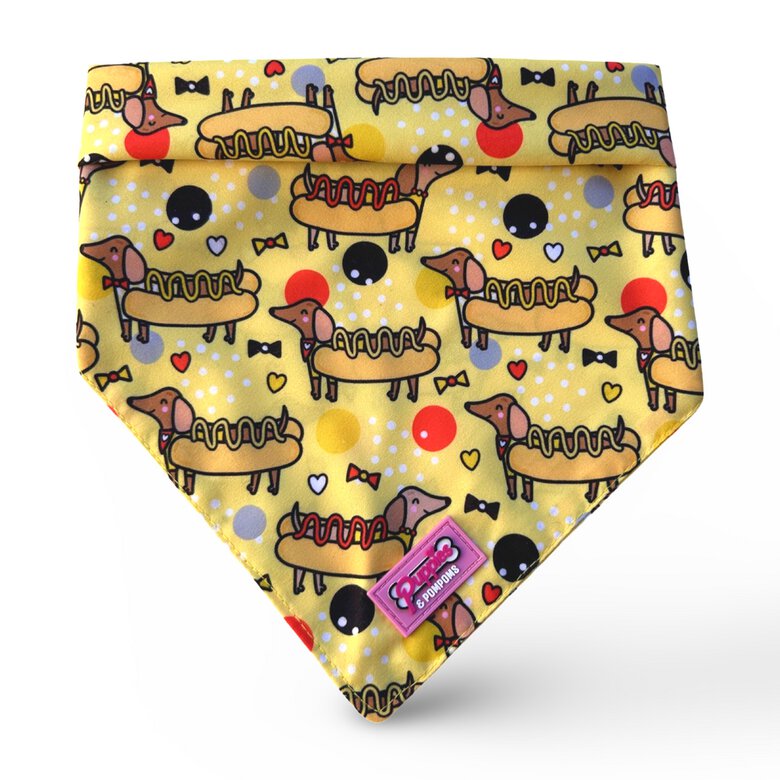 Bandana - Perros Salchicha Hot Dog, , large image number null