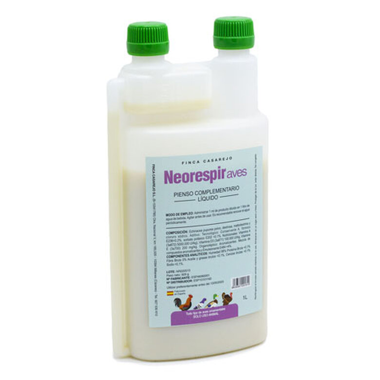 Neorespir 1 L - Expectorante Preventivo de Las Patologías Respiratorias En Aves de Corral - Mucolítico para Gallinas, , large image number null