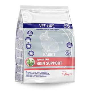 Cunipic Vet Line Skin Support Heno de Prado para conejos