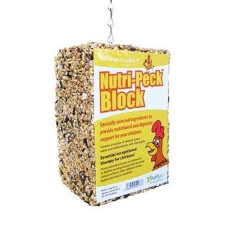 Bloque nutritivo de picoteo Tusk para gallinas