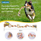 Nobleza - Cuerda de juguete para perros 100% algodón, beneficiosa para la salud mental del perro, la salud dental y la limpieza de los dientes, el mejor regalo para todo tipo de perros, beige y marrón - 68cm, , large image number null